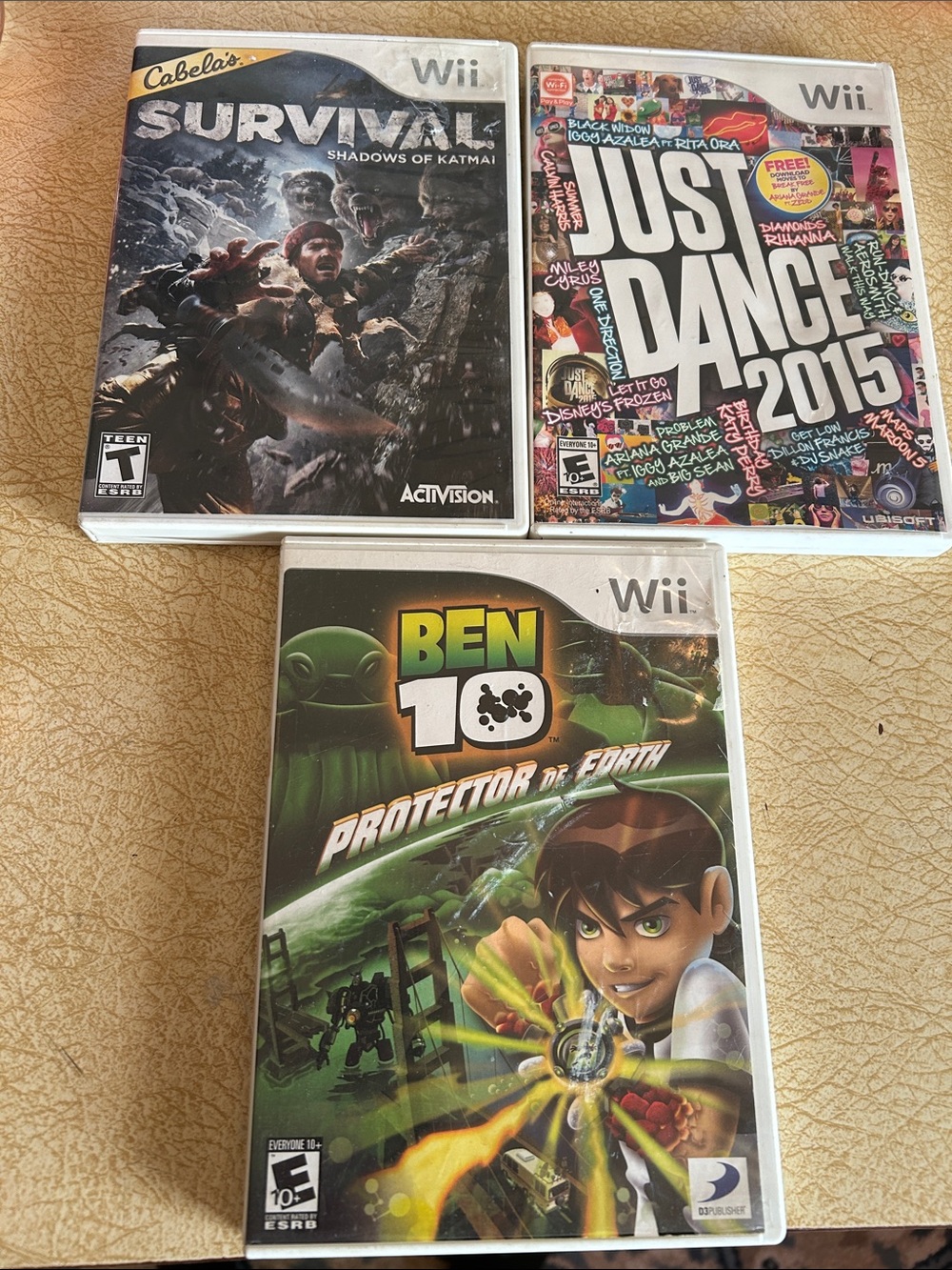 Lot of 3 Wii Video Games